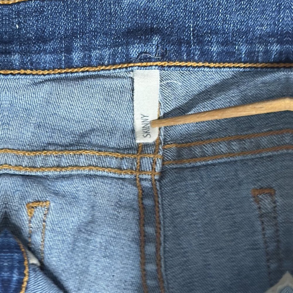 SOLD rag & bone distressed skinny indigo jeans size 29 - Picture 6 of 14